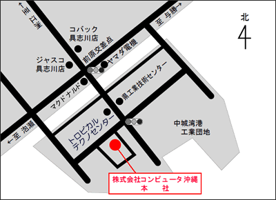 画像:本社地図